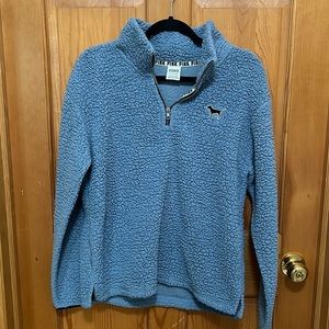 Victorias Secret Pink Sherpa 1/4 Zip